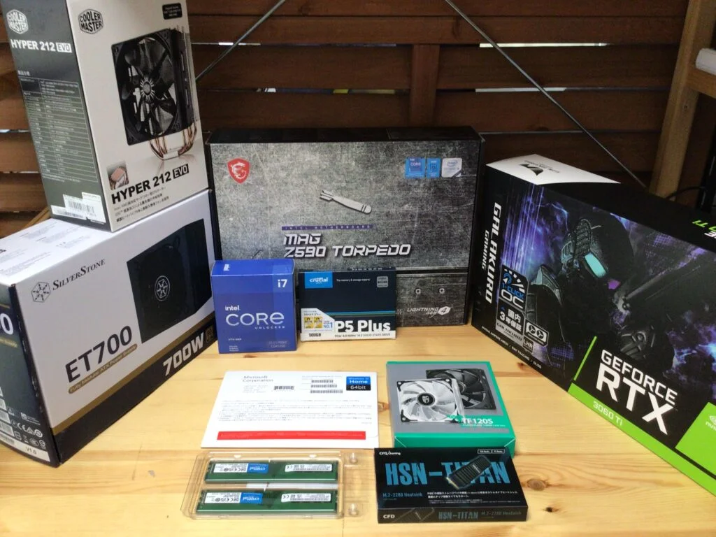 自作パソコンパーツ